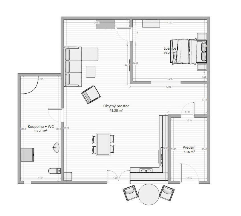 Statek U Krizu Apartment Stare Sedliste Exterior photo